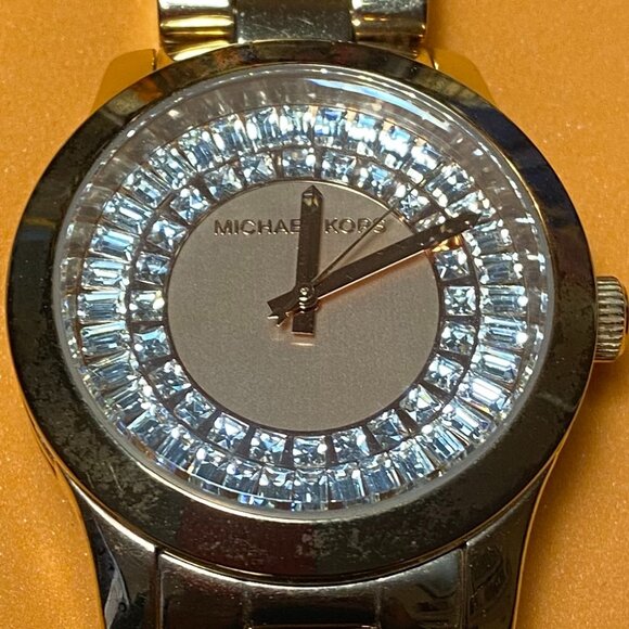 Michael Kors Baguette Rose Gold Tone Women's Watch - Picture 3 of 8